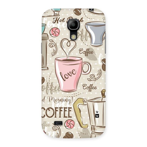 Love Coffee Design Back Case for Galaxy S4 Mini