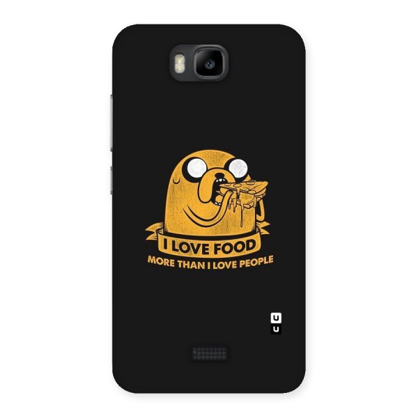 Love Food Back Case for Honor Bee