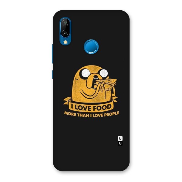 Love Food Back Case for Huawei P20 Lite