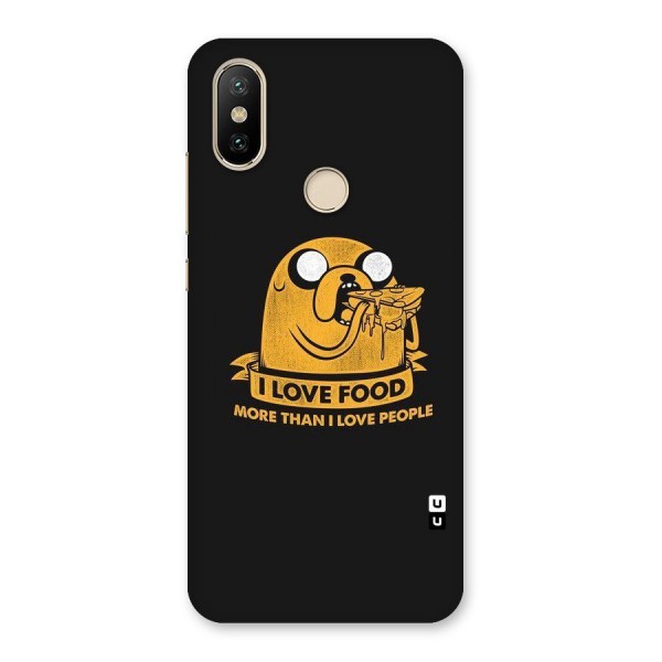 Love Food Back Case for Mi A2