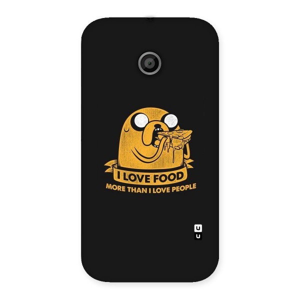 Love Food Back Case for Moto E