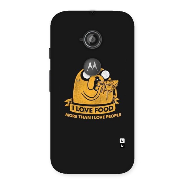 Love Food Back Case for Moto E 2nd Gen