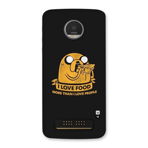 Love Food Back Case for Moto Z Play