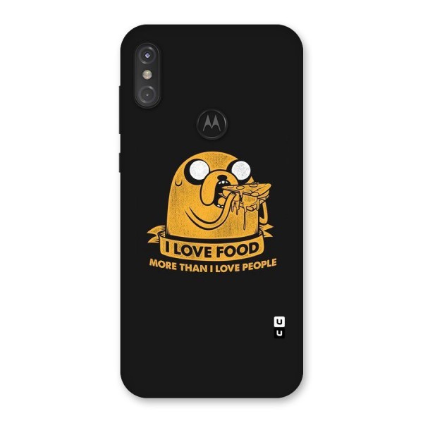 Love Food Back Case for Motorola One Power