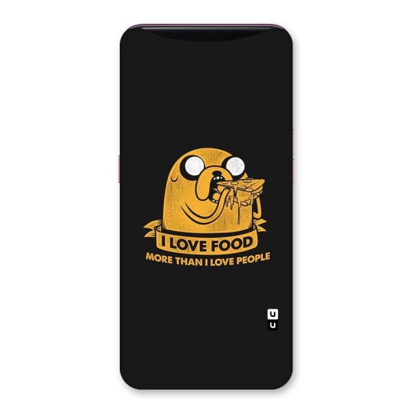 Love Food Back Case for Oppo Find X