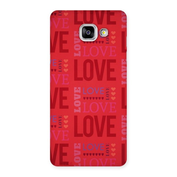 Love Pattern Back Case for Galaxy A5 2016