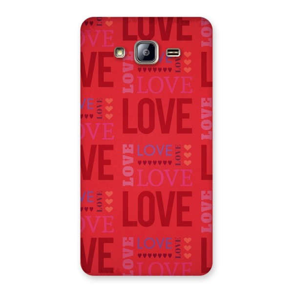 Love Pattern Back Case for Galaxy On5