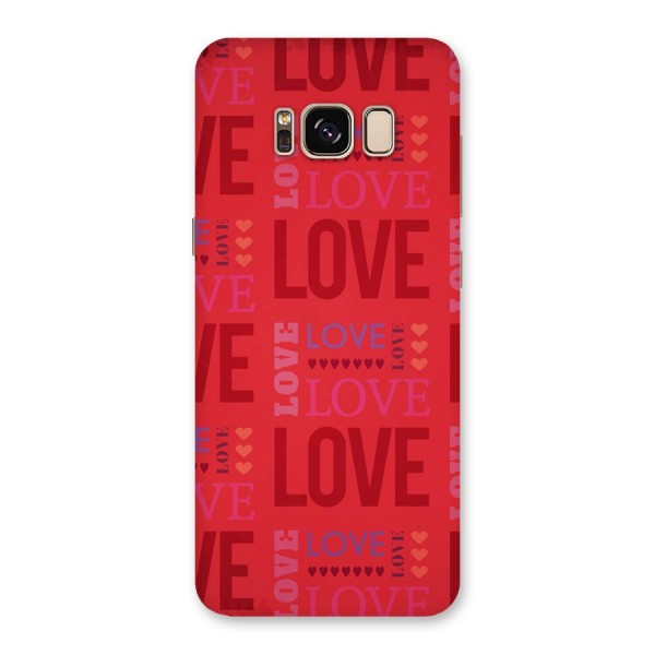 Love Pattern Back Case for Galaxy S8