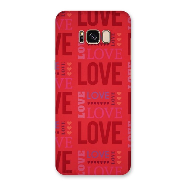 Love Pattern Back Case for Galaxy S8 Plus