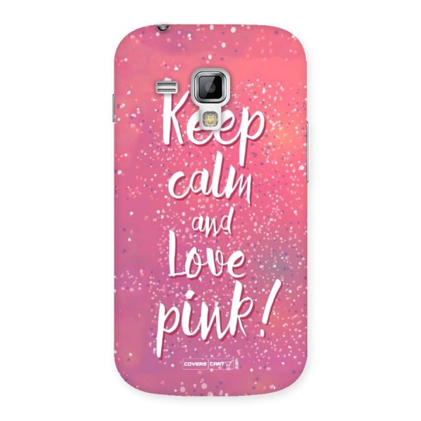 Love Pink Back Case for Galaxy S Duos