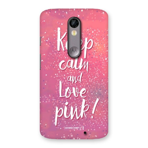 Love Pink Back Case for Moto X Force