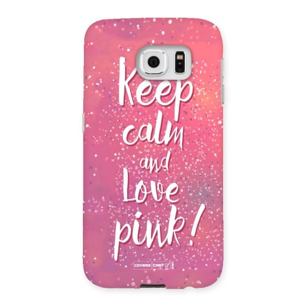 Love Pink Back Case for Samsung Galaxy S6