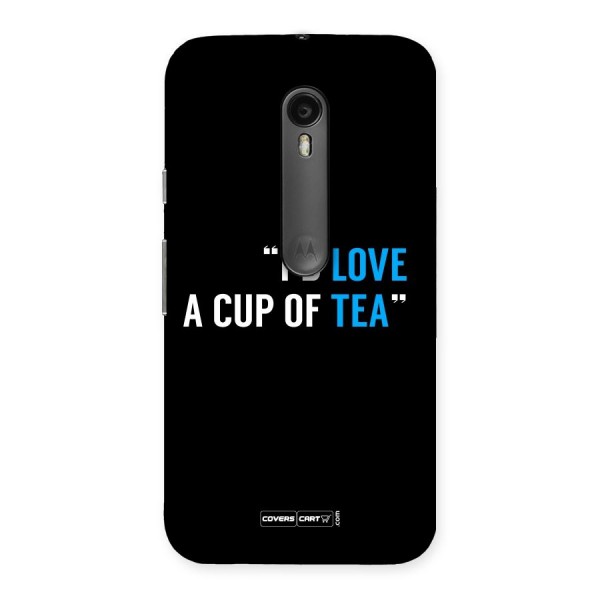 Love Tea Back Case for Moto G3