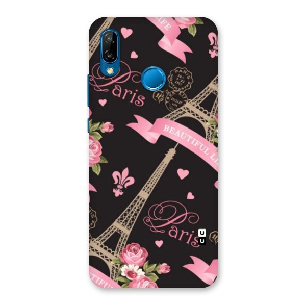 Love Tower Back Case for Huawei P20 Lite