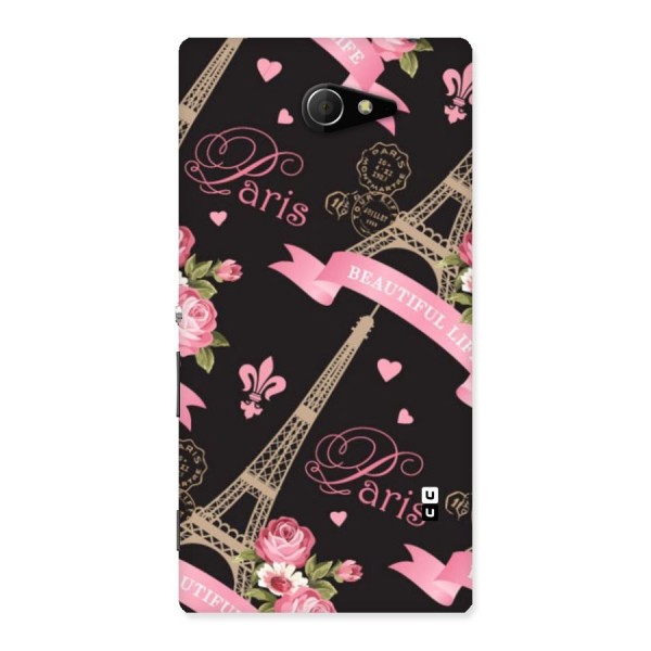 Love Tower Back Case for Sony Xperia M2