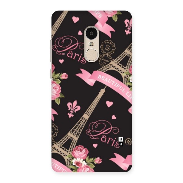 Love Tower Back Case for Xiaomi Redmi Note 4