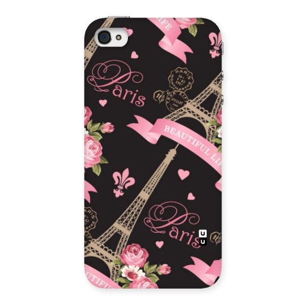 Love Tower Back Case for iPhone 4 4s