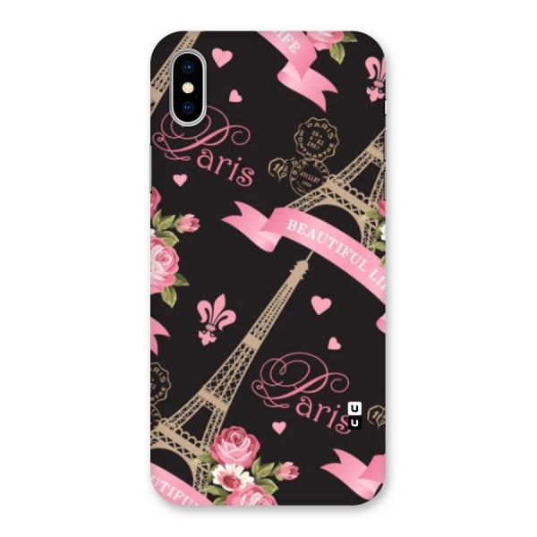 Love Tower Back Case for iPhone X