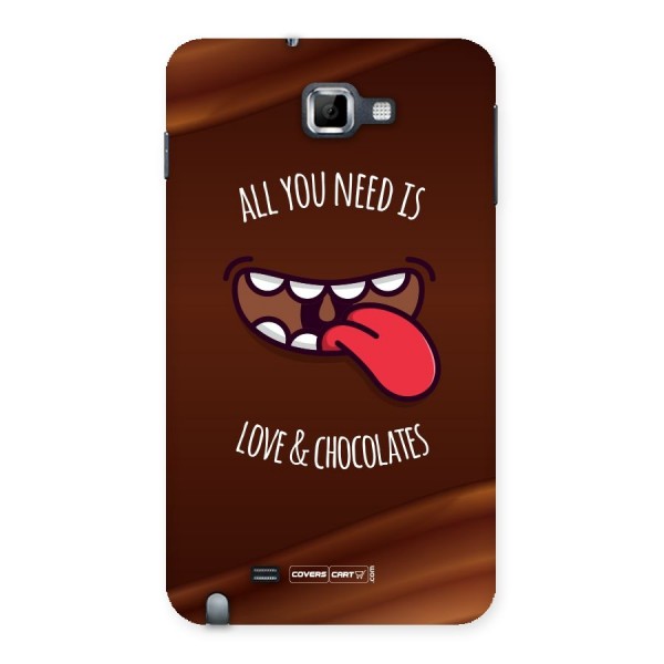 Love and Chocolates Back Case for Galaxy Note