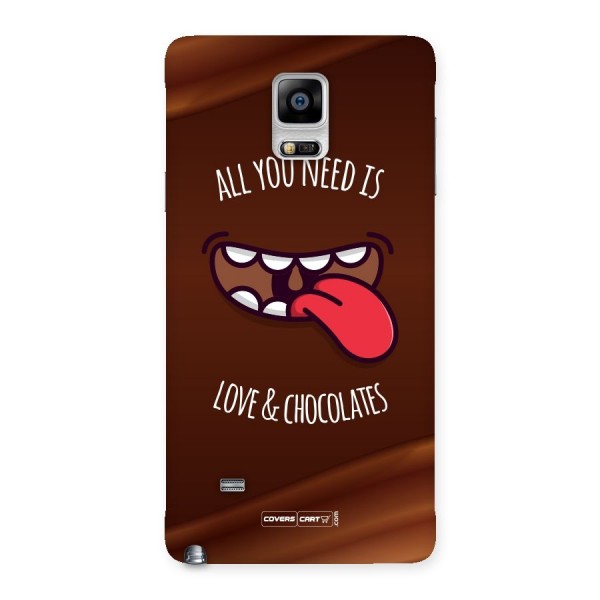 Love and Chocolates Back Case for Galaxy Note 4