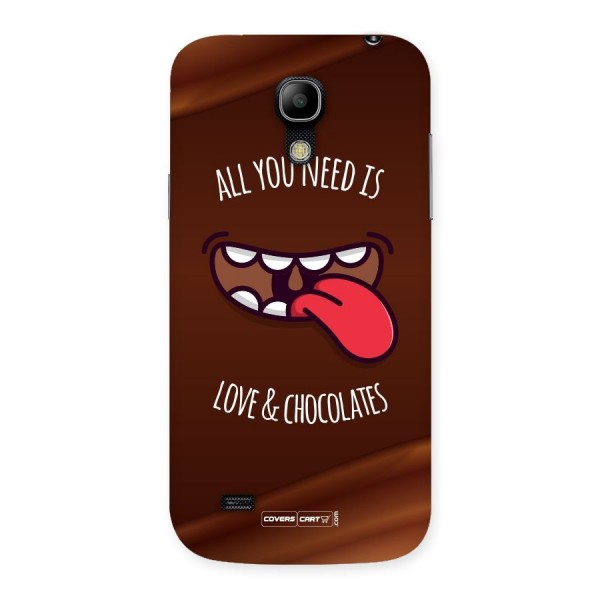 Love and Chocolates Back Case for Galaxy S4 Mini