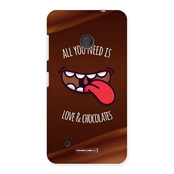 Love and Chocolates Back Case for Lumia 530