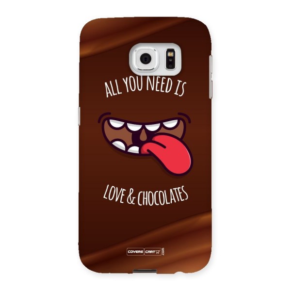 Love and Chocolates Back Case for Samsung Galaxy S6