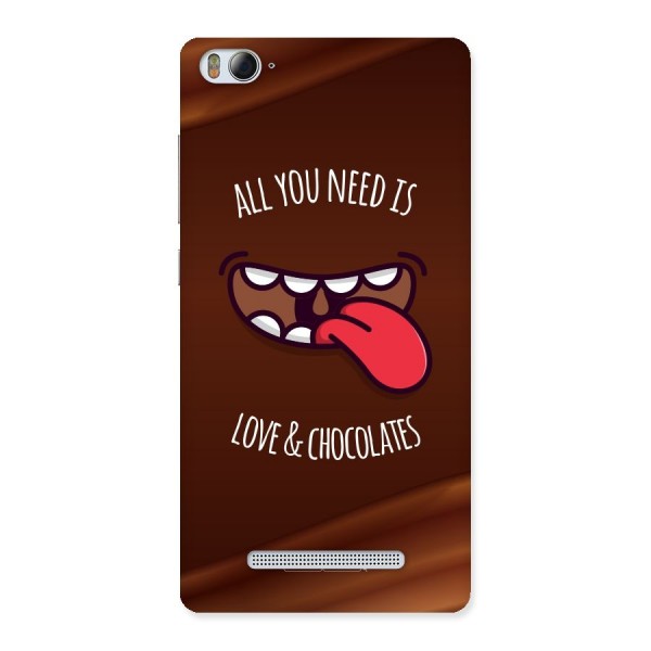 Love and Chocolates Back Case for Xiaomi Mi4i