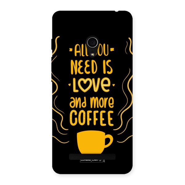 Love and More Coffee Back Case for Zenfone 5