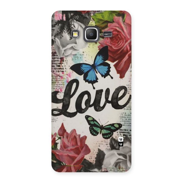 Lovely Butterfly Love Back Case for Galaxy Grand Prime