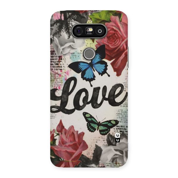 Lovely Butterfly Love Back Case for LG G5