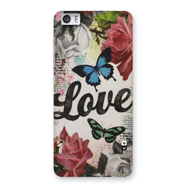 Lovely Butterfly Love Back Case for Xiaomi Redmi Mi5