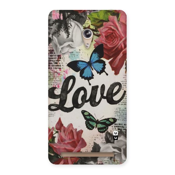 Lovely Butterfly Love Back Case for Zenfone 6