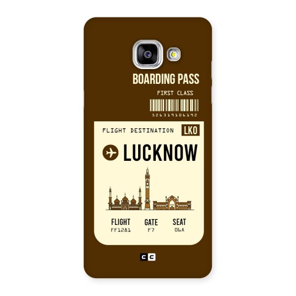 Lucknow Boarding Pass Back Case for Galaxy A5 2016