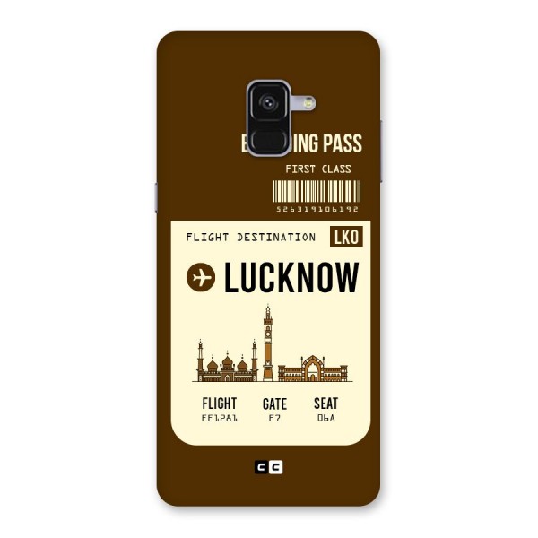 Lucknow Boarding Pass Back Case for Galaxy A8 Plus