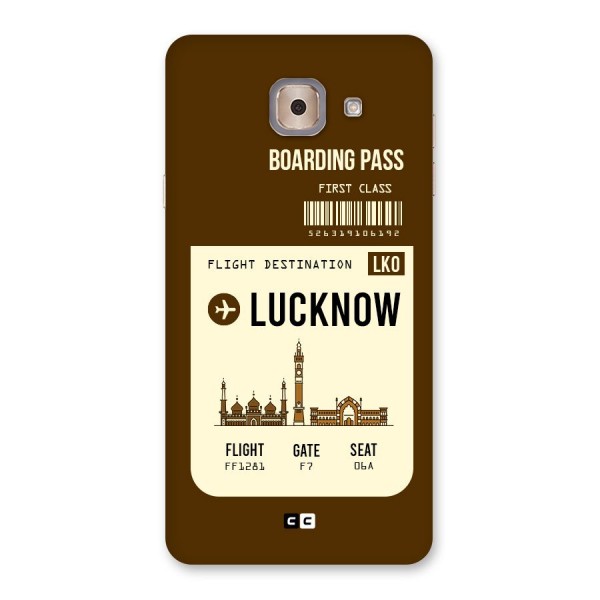 Lucknow Boarding Pass Back Case for Galaxy J7 Max