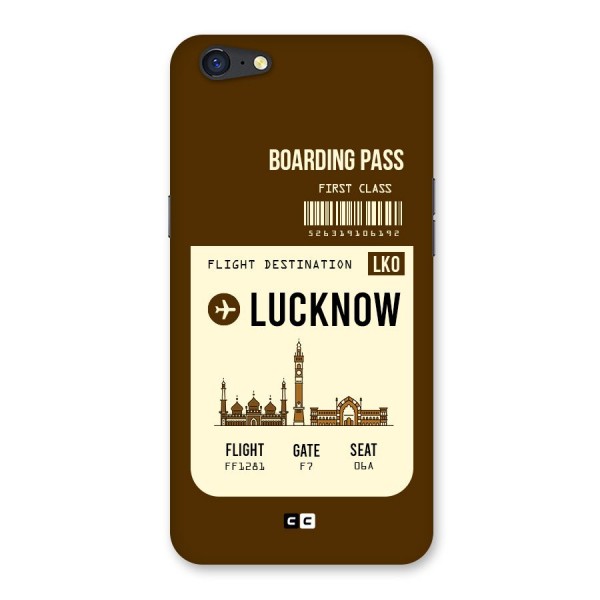 Lucknow Boarding Pass Back Case for Oppo A71