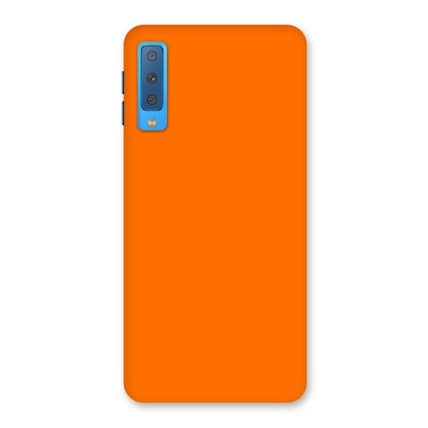 Mac Orange Back Case for Galaxy A7 (2018)