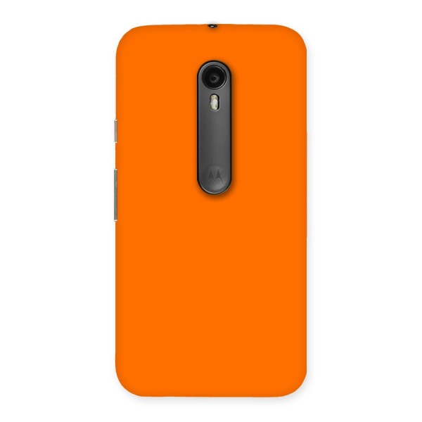 Mac Orange Back Case for Moto G3