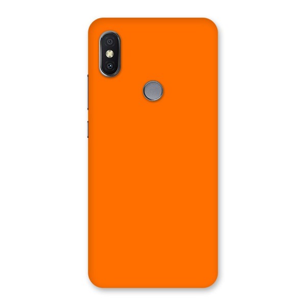 Mac Orange Back Case for Redmi Y2