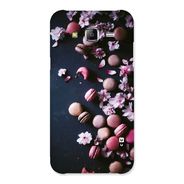 Macaroons And Cheery Blossoms Back Case for Samsung Galaxy J5