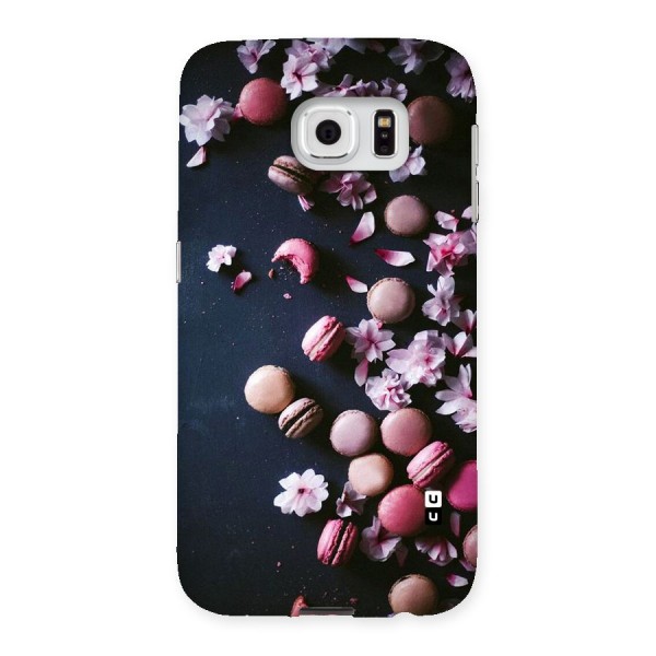 Macaroons And Cheery Blossoms Back Case for Samsung Galaxy S6