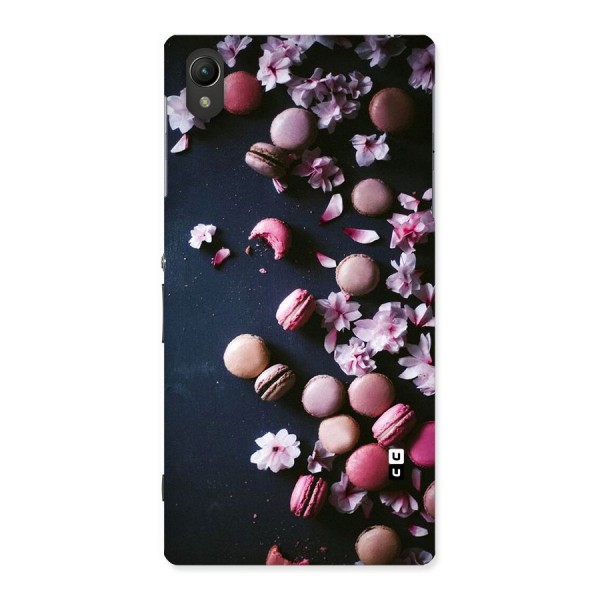 Macaroons And Cheery Blossoms Back Case for Sony Xperia Z1