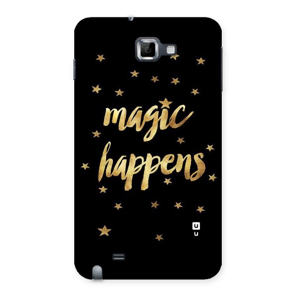 Magic Happens Back Case for Galaxy Note