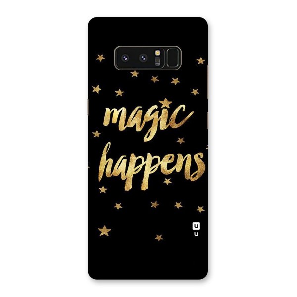 Magic Happens Back Case for Galaxy Note 8