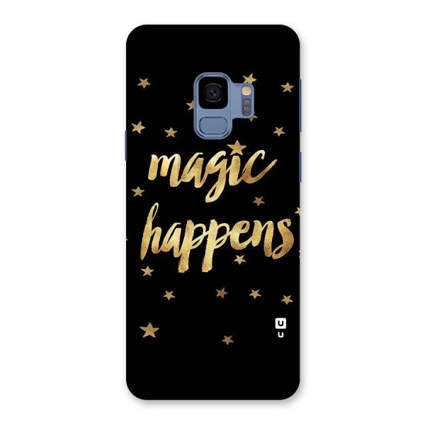 Magic Happens Back Case for Galaxy S9