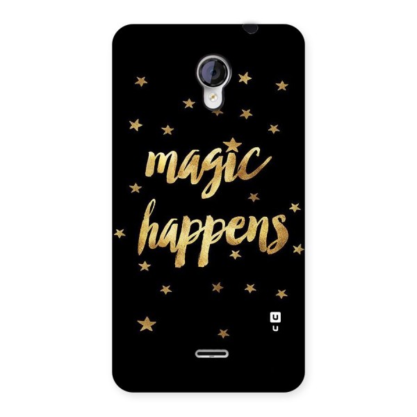 Magic Happens Back Case for Micromax Unite 2 A106