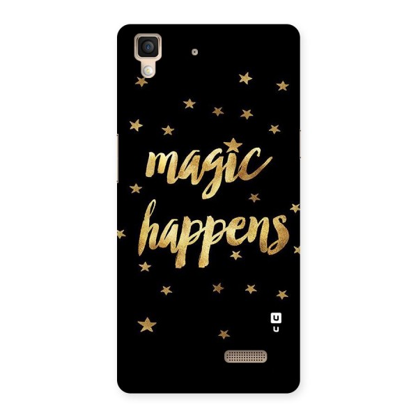 Magic Happens Back Case for Oppo R7