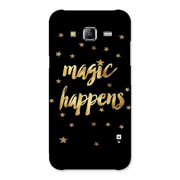 Magic Happens Back Case for Samsung Galaxy J5