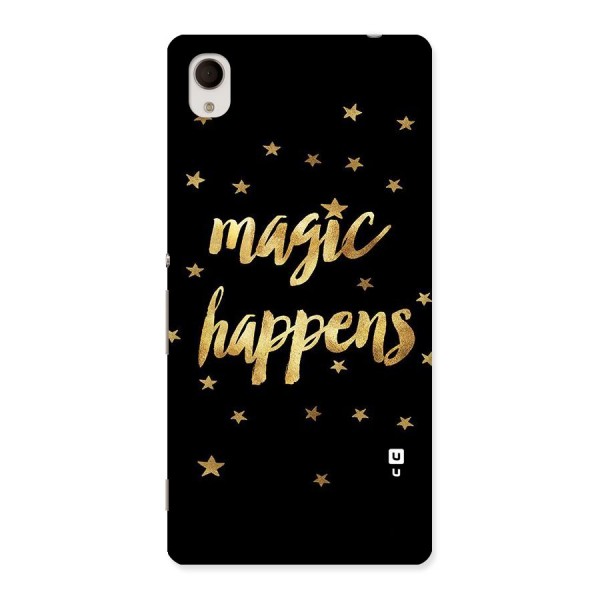 Magic Happens Back Case for Xperia M4 Aqua